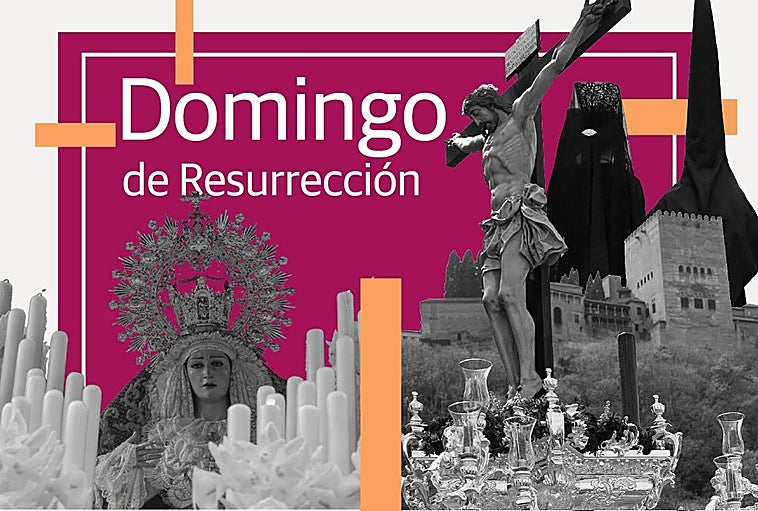 Horario y recorrido de todas las procesiones el Domingo de Resurrección en la Semana Santa de Granada